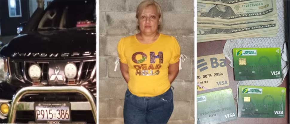 Fajos de billetes de $20, un pick up todo terreno y tarjetas de crédito eran los lujos que tenía La Chele