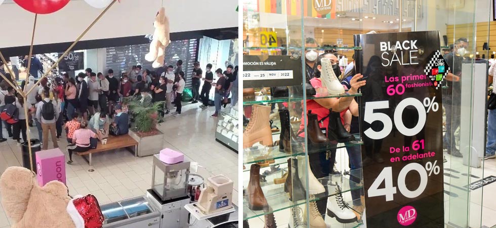 Muchos hasta madrugaron para comprar en tienda de zapatos pero las ofertas eran falsas