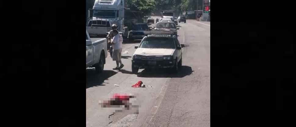 Anciana fallece tras ser atropellada en carretera Troncal del Norte, jurisdicción de Guazapa