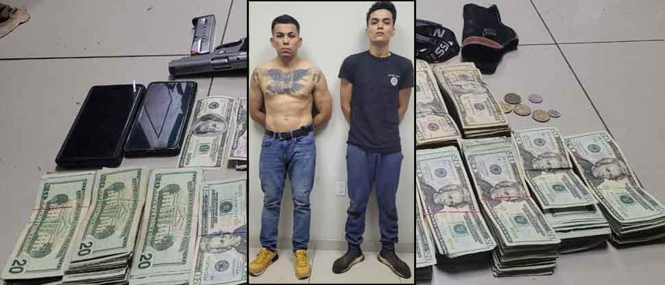 PNC y militares incautan armas y fuerte cantidad de dinero a colaboradores de la clica Sitios Locos Salvatruchos