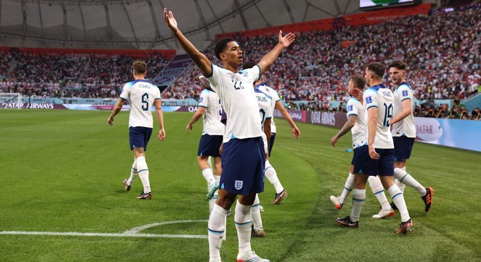 Inglaterra aplasta a Irán en su debut en Qatar 2022