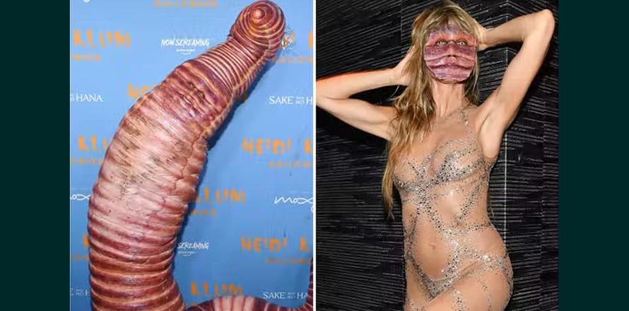 Heidi Klum, vuelve a impresionar con su disfraz de Halloween