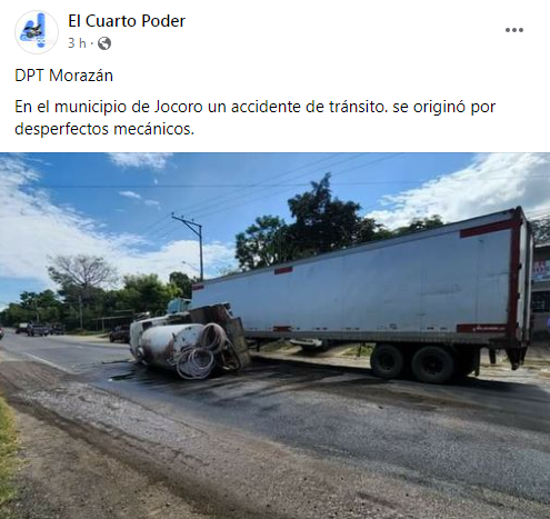 Conductor de camión pierde el control y vuelca esta tarde | FOTOS – El Blog