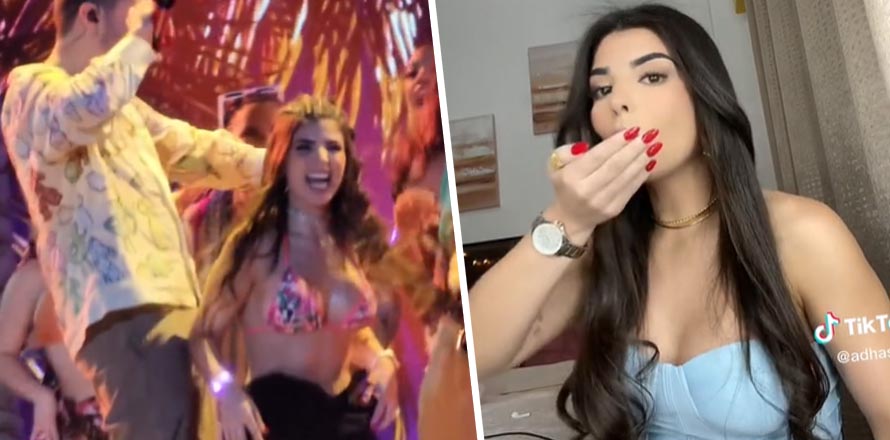 Adriana Hasbun confiesa que estuvo a punto de vomitar frente a Bad Bunny