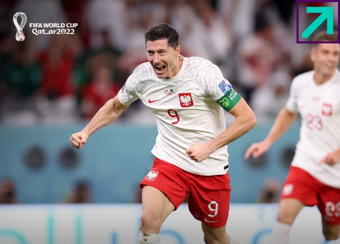 Con asistencia y gol de Lewandowski, Polonia vence a Arabia Saudita