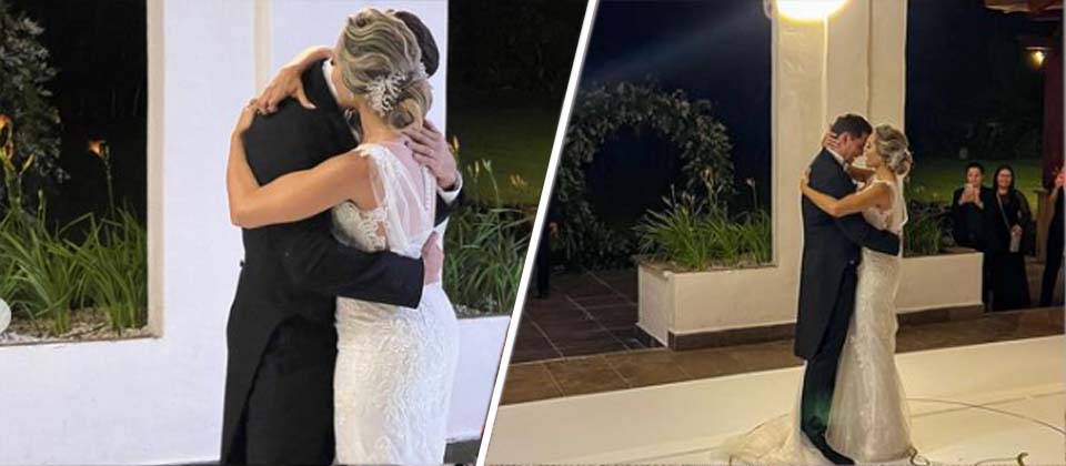 Luciana Sandoval se va de luna de miel para Roatán