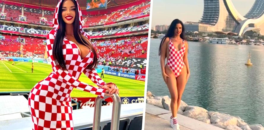 Miss Croacia podría ir a la cárcel tras violar el código de vestimenta durante el mundial de Qatar