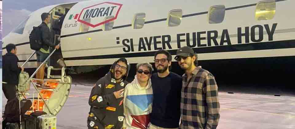 Morat ya está en El Salvador para su concierto de mañana martes