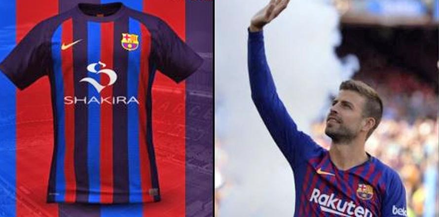 Memes: Aseguran que Piqué deja el Barca para no llevar camisa con el nombre de Shakira