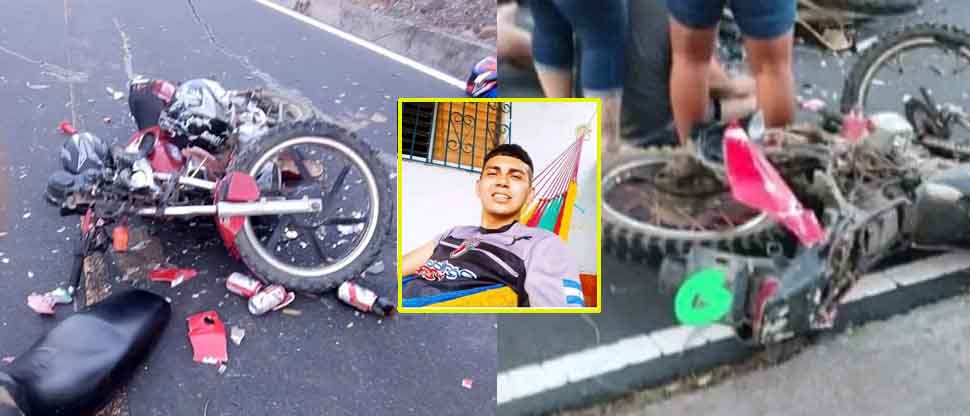 Él era Óscar, joven que falleció tras ser arrollado por motociclistas en carretera Longitudinal del Norte