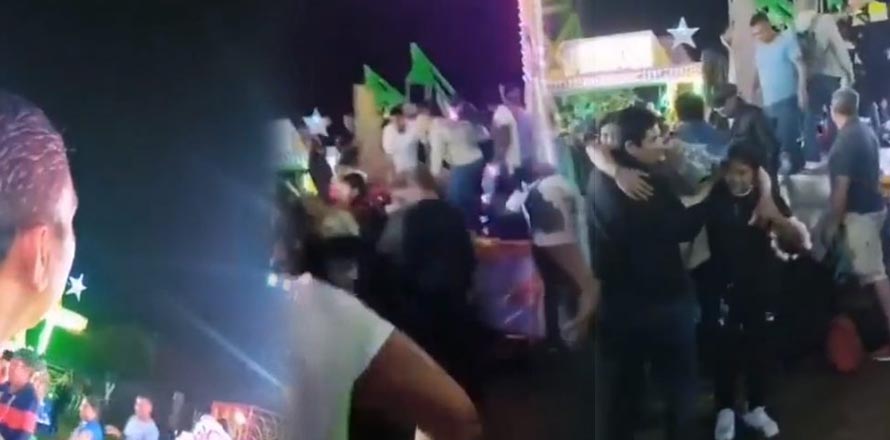 Se desploma juego mecánico y deja 25 lesionados en una feria