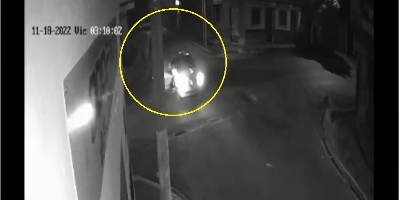 Cámaras revelan el momento exacto de brutal accidente en San Miguel