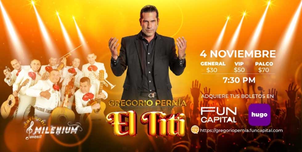 Mañana viernes el Titi estará en El Salvador, estos son los precios del show