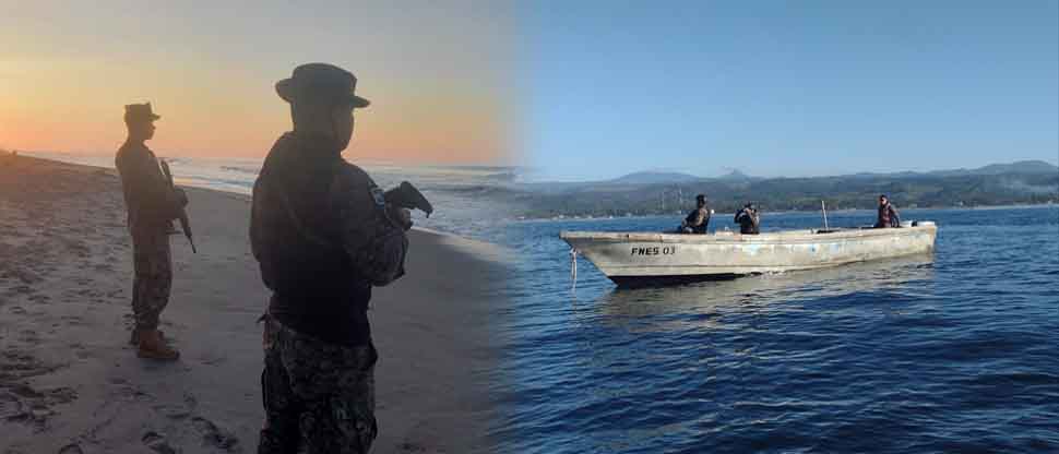 Efectivos de la Fuerza Naval buscan a persona que fue arrastrada por corriente marina en playa San Diego