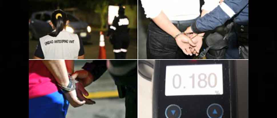 Tras una noche de “Jueves de amigos”, conductores terminan en bartolinas por circular ebrios