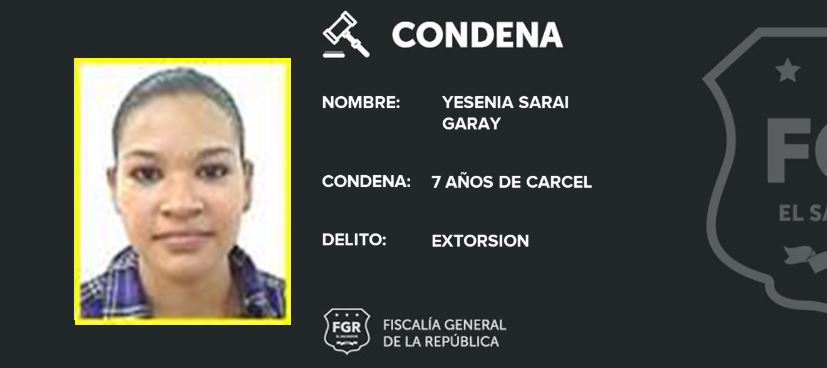 Le cae el peso de la ley a pandillera extorsionista de San Miguel