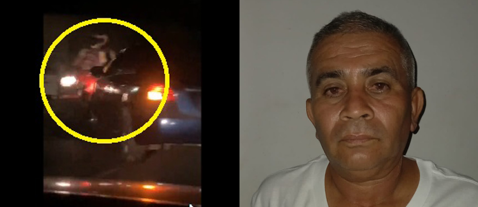 Policías arrestan a hombre que se viralizó en redes sociales tras arrollar a dos motociclistas