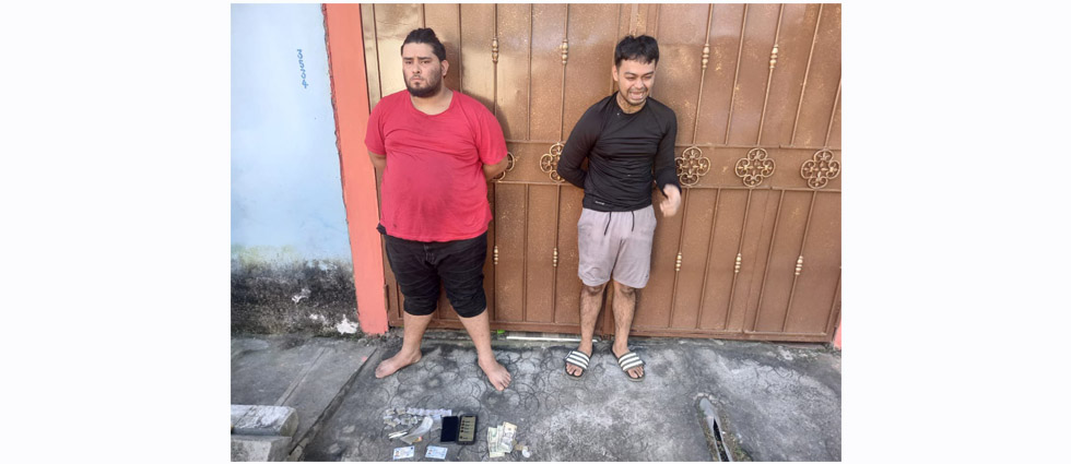 Denuncia ciudadana permite captura de dos extorsionistas y vendedores de droga