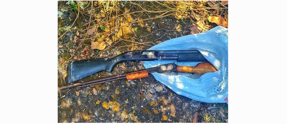 Hallan armas largas abandonadas que eran utilizadas por pandilleros