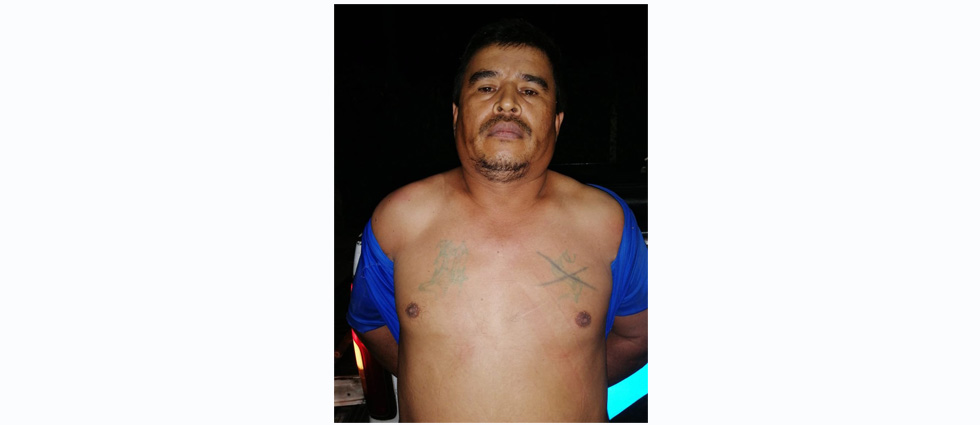 «Trató de cubrir sus tatuajes para ocultar su pertenencia a la mara, pero fue en vano», dijo PNC tras arrestar a veterano terrorista