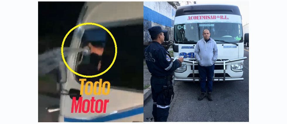 Motorista captado arrojando basura a un automovilista acude solo a la delegación para evitar ser capturado