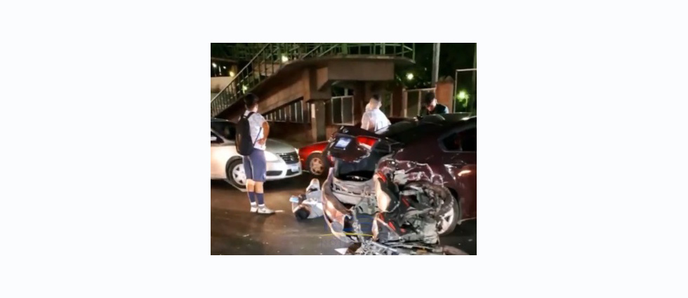 Un lesionado tras choque sobre el bulevar Venezuela