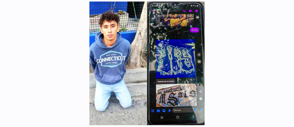Arrestan a sujeto tras hallarle información que lo vincula a la MS-13