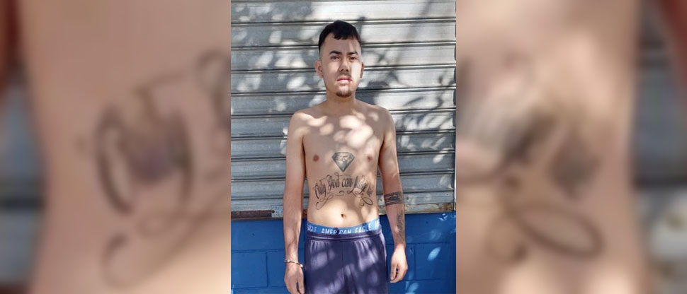 “Solo Dios puede juzgarme” dice miembro del barrio 18 atrapado en Soyapango