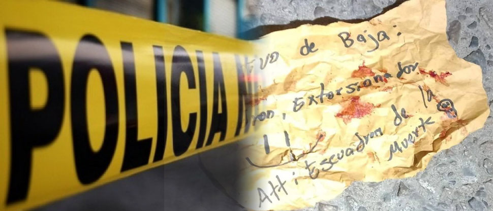 Ajustician a supuesto extorsionista en Honduras y le dejan un cartel en el cuerpo