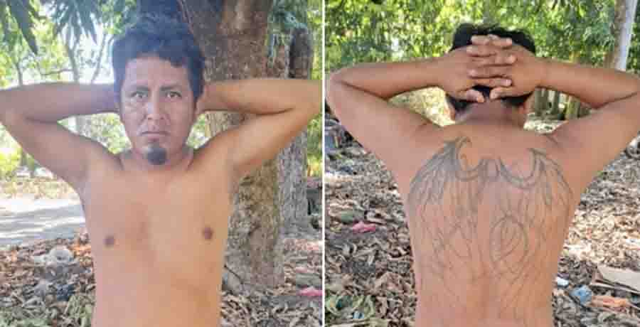 Capturan a pandillero que trató de ocultar sus tatuajes del Barrio 18