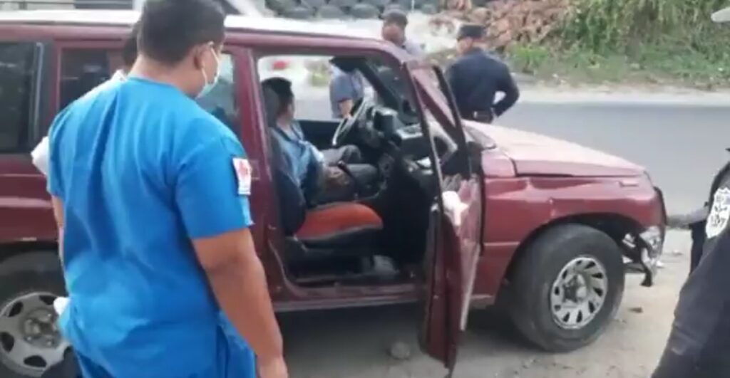 Sorprenden a conductor notablemente ebrio en calle a Mariona (VIDEO)