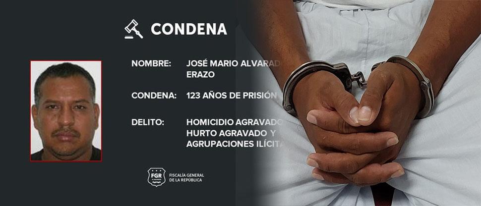 Sujeto que quitó la vida a tres hombres es condenado a pasar 123 años tras las rejas
