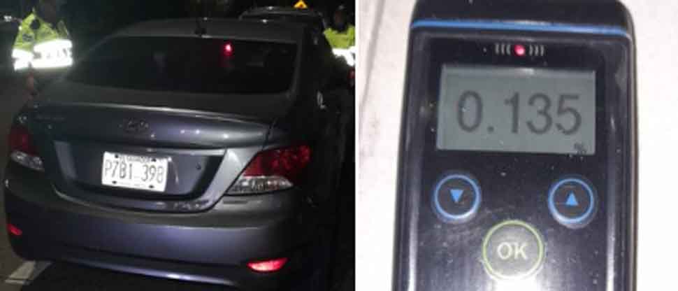 Capturan a conductor bajo efectos del alcohol tras poner en riesgo su vida y la de otras personas