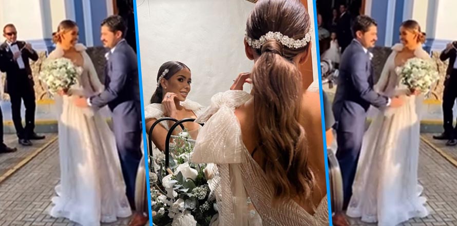 Se casó; Estas son las mejores imágenes de la boda de Ale Retana