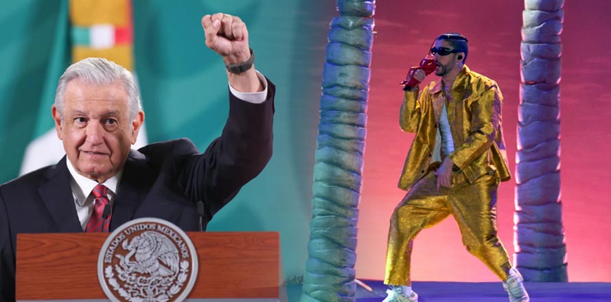 AMLO pide a Bad Bunny dar un concierto gratis en México