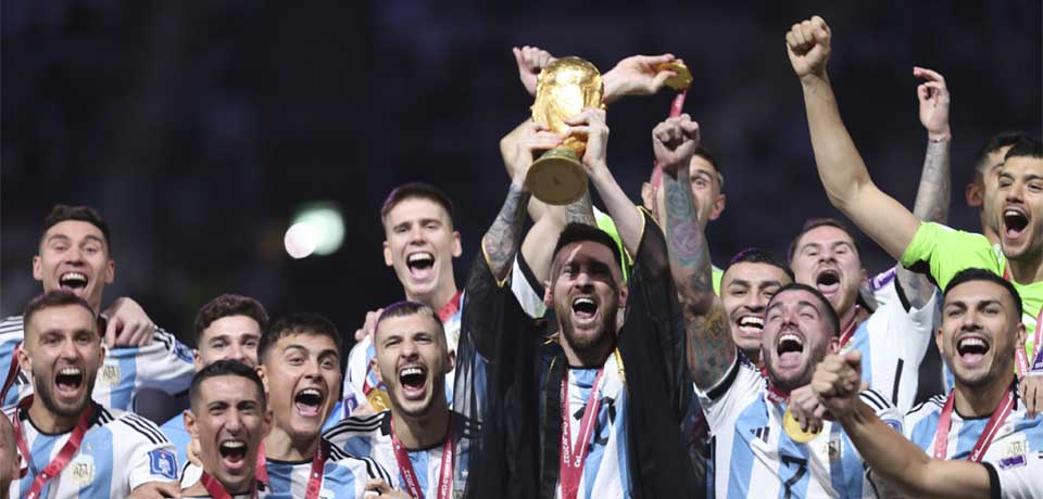 Pese a ganar el mundial, Argentina es segunda del ranking FIFA
