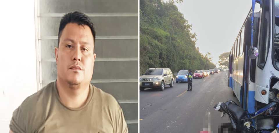 Capturan a busero responsable de mortal accidente de tránsito