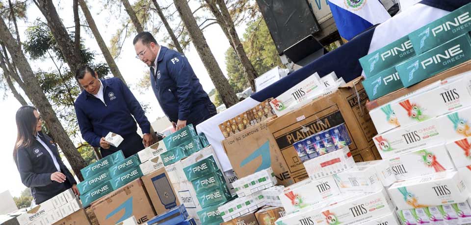 Destruyen más de 6.2 millones de cigarrillos de contrabando