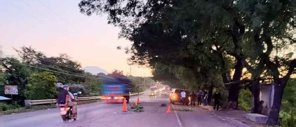 Salió de su casa y encontró la muerte: Reportan persona atropellada en carretera Litoral