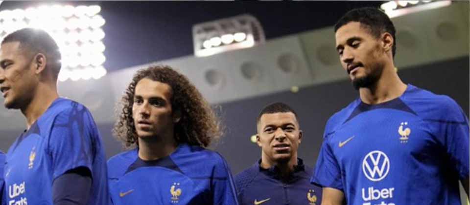 5 Bajas en el entrenamiento de Francia a dos días de la final