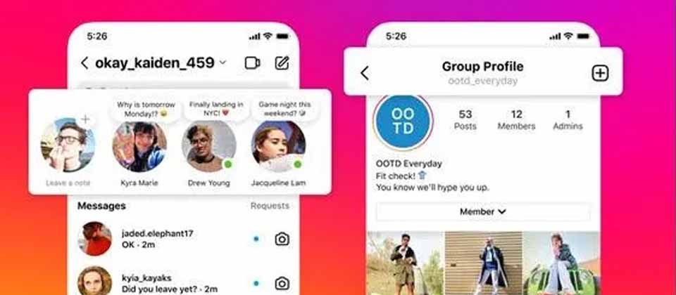 Instagram agrega la función de «Notas»