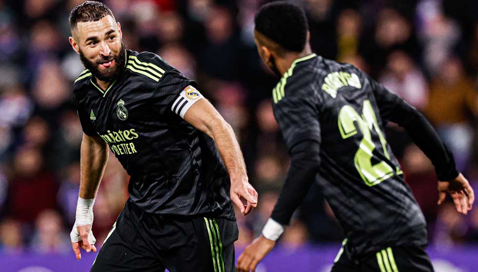 El Real Madrid vence al Valladolid y se coloca líder en LaLiga