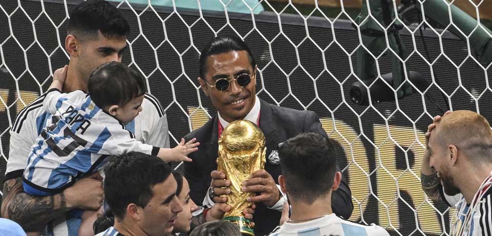 Tras escándalo en la final del Mundial, prohíben a Salt Bae asistir a importante evento deportivo