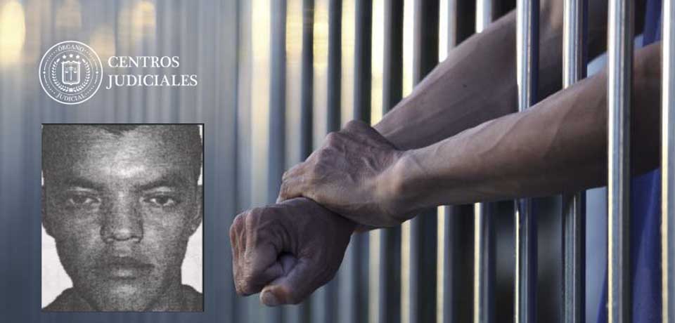 Responsable de crimen pasará 20 años tras las rejas