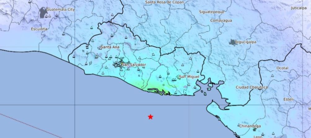 Terremoto de 6.7 grados sacude a El Salvador