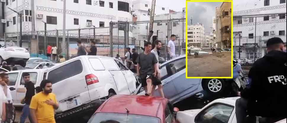 VIDEO: Lluvias generan inundaciones y graves daños en Arabia Saudita