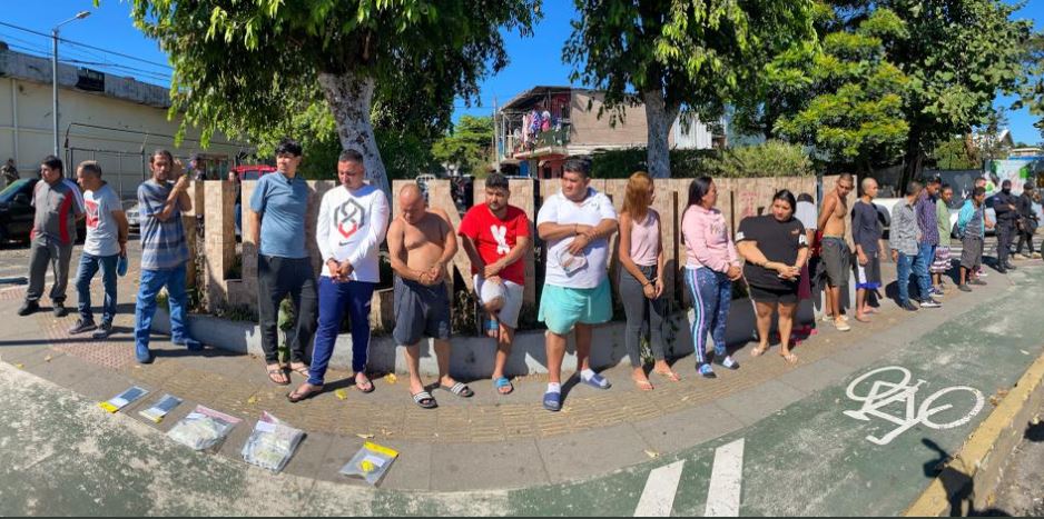 Patrullas intervienen la comunidad Tutunichapa y capturan a varios delincuentes esta mañana