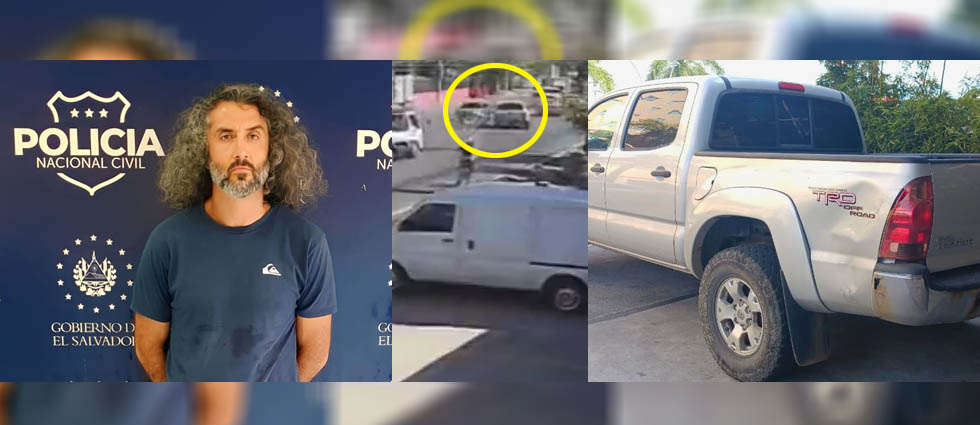 Capturan a estadounidense que arrolló a un motociclista y se dio a la fuga