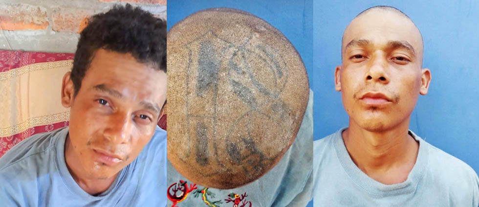 Arrestan a peligroso pandillero que pensó que al dejarse crecer el cabello evitaría la justicia
