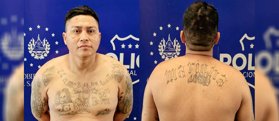 Arrestan a terrorista que intentó quitarse los tatuajes de la MS para evitar cárcel